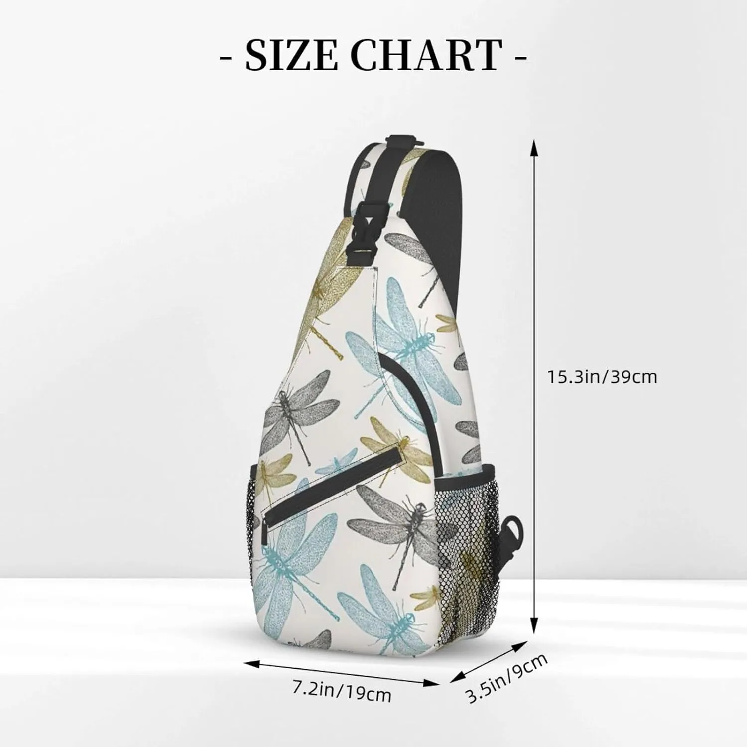 WURTON Star Constellation Map Print Crossbody Sling Backpack Sling Bag Travel Hiking Chest Bag Daypack