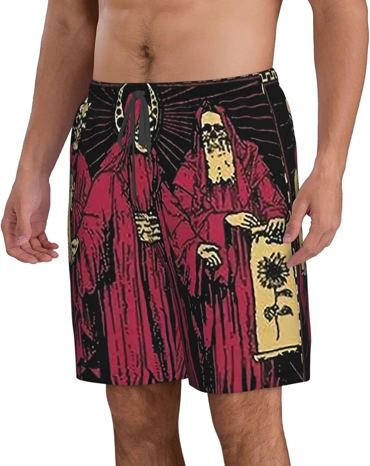 XENITE The Acacia Music and Strain Mens Swim Trunks Swim Shorts with Mesh Lining Beach Shorts Bathing Suits