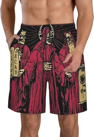 XENITE The Acacia Music and Strain Mens Swim Trunks Swim Shorts with Mesh Lining Beach Shorts Bathing Suits