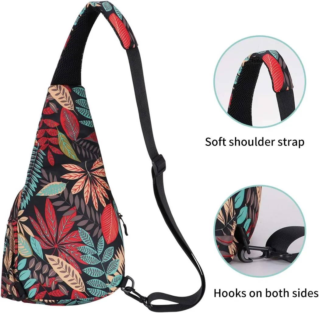 XEYOU Small Sling Bag - Lightweight One Strap Backpack Hiking Crossbody Chest Bag - Unisex Shoulder Daypack