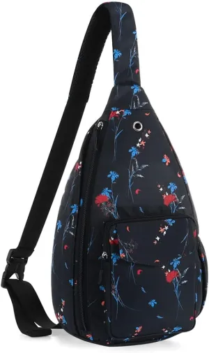 XEYOU Women's Sling Crossbody bag Casual Daypack Outdoor Travel Hiking Backpack for Cycling Walking Dog Hiking