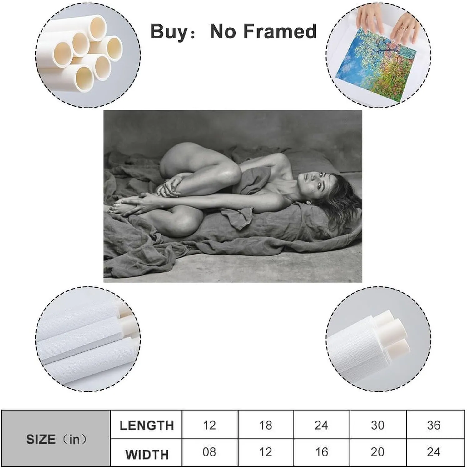xinzhengbao Natalie Portman Vintage Poster Poster Album Cover Posters for Bedroom Wall Art Canvas Posters Music Album Cover Poster 16x24inch(40x60cm) Unframe-style