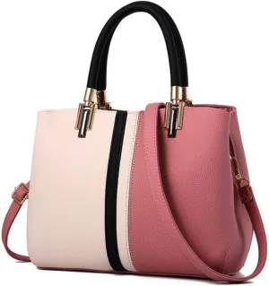 YAQUNICER Women PU Leather Handbags Tote Shoulder Bags Top Satchel Purses