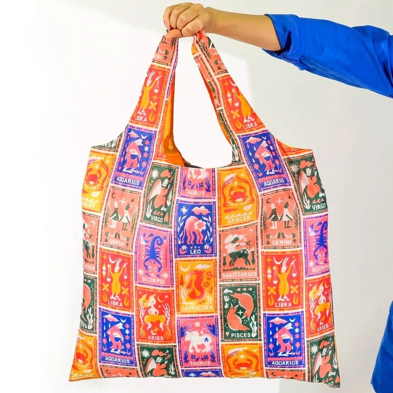 Yellow Owl Reusable Bag - Zodiac