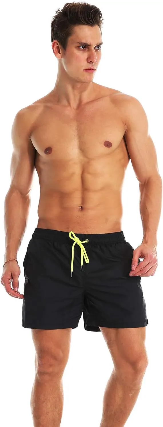 YnimioAOX Men's Swim Trunks Quick Dry Beach Shorts Swimwear Bathing Suit