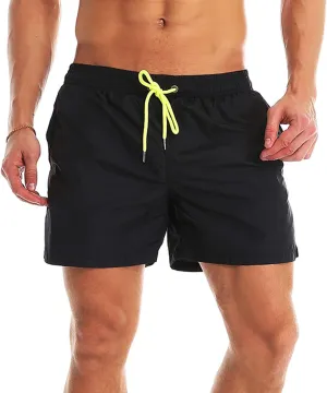YnimioAOX Men's Swim Trunks Quick Dry Beach Shorts Swimwear Bathing Suit