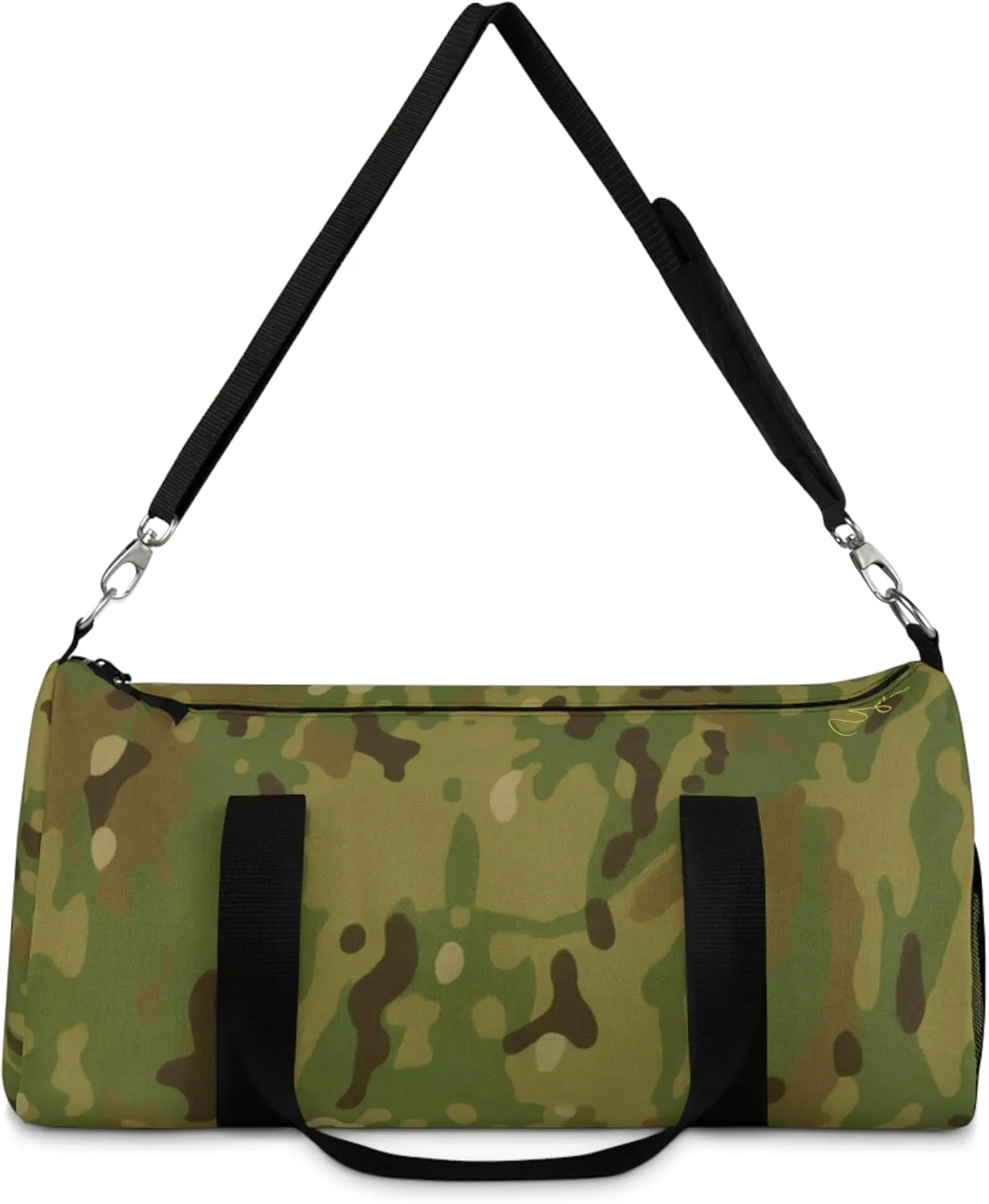 Yorkeez Multicam Style Gym & Travel Bag | Multiple Compartments, Adjustable Strap, Zipper Closure | Durable 100% Polyester
