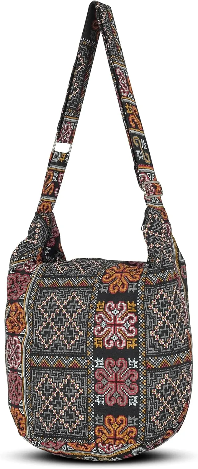 Your Cozy Hobo Sling Bags For Women Crossbody Bag Thai Top Handmade Shoulder Bag with Adjustable Strap