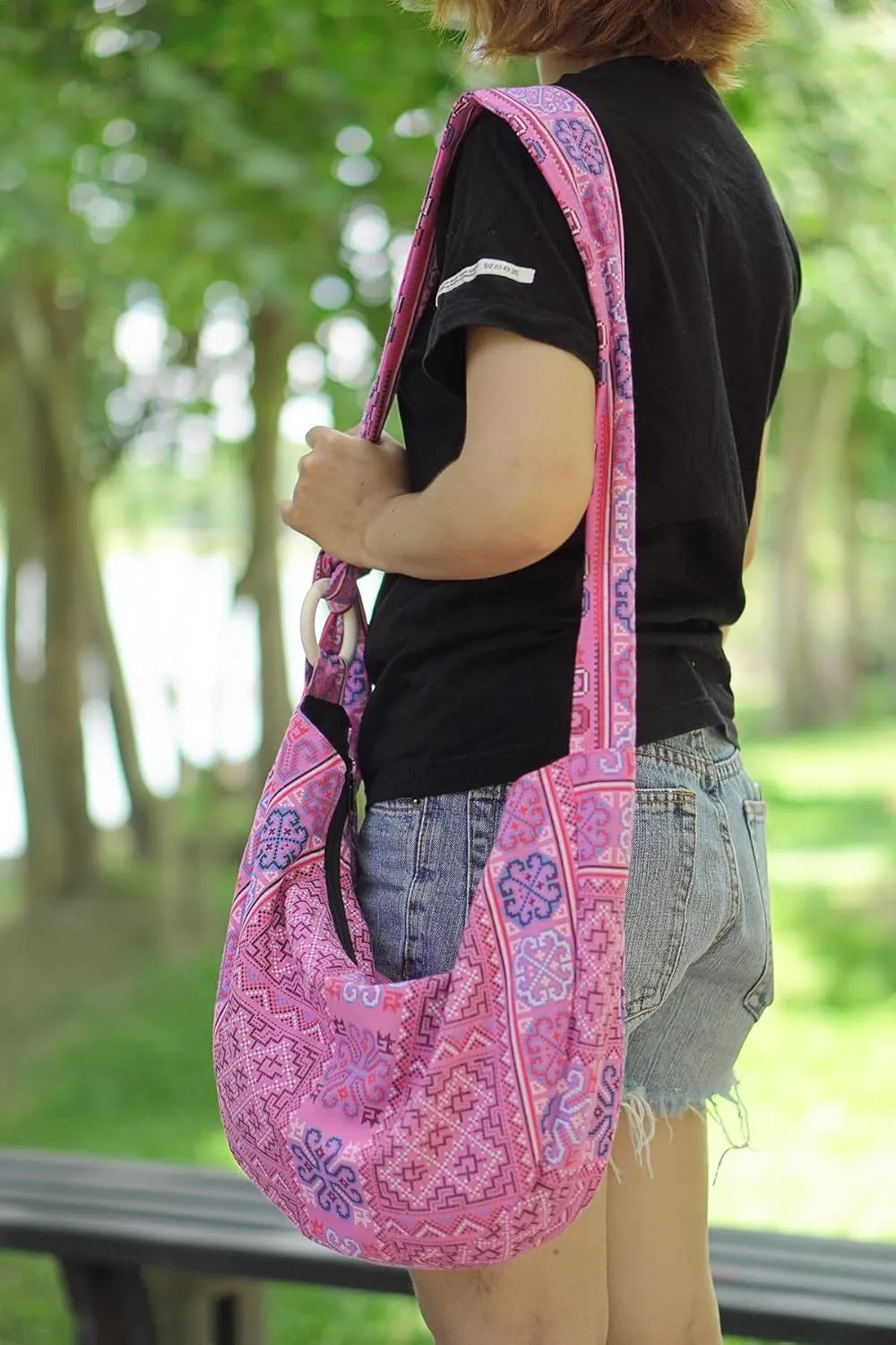 YOUR COZY Women's Crossbody Handbags Hippie bag Hobo Bags for Women Shoulder Sling Bag Hippie Tote Bag Hippie Purse