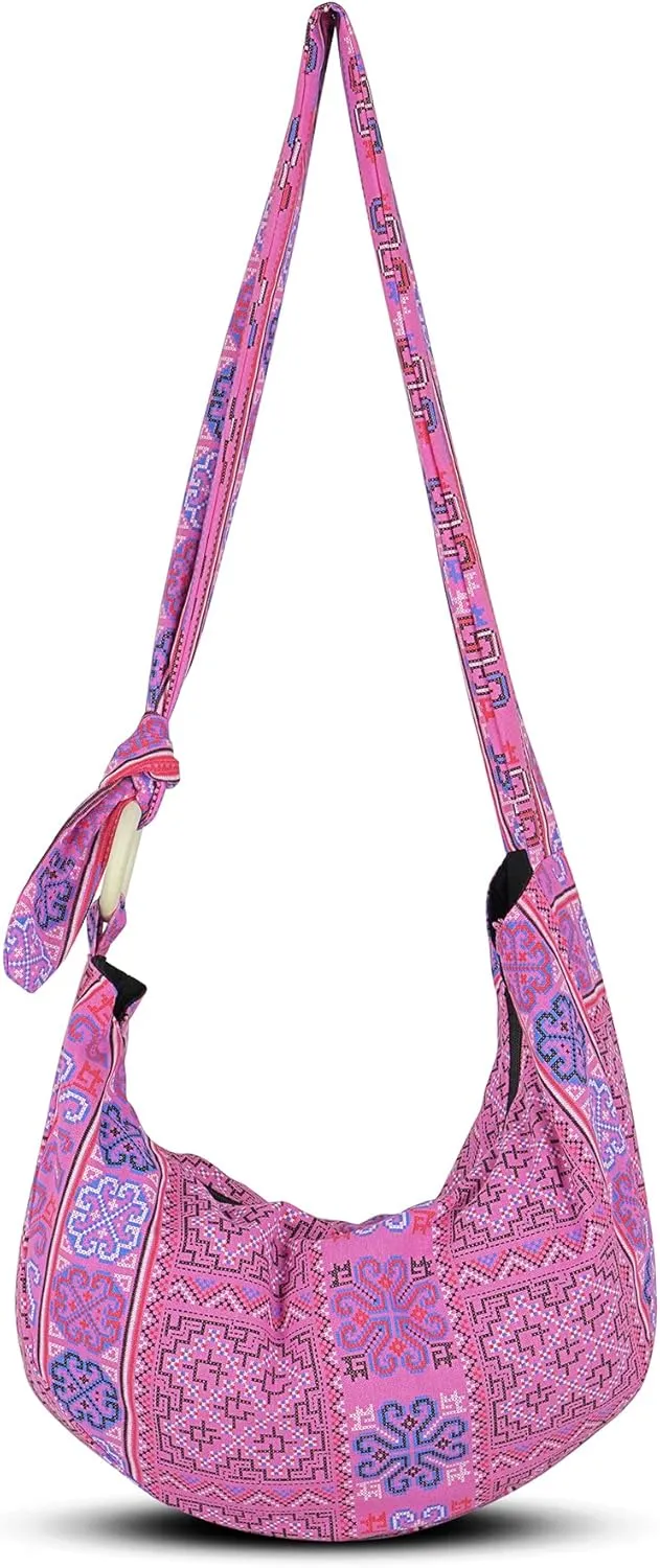 YOUR COZY Women's Crossbody Handbags Hippie bag Hobo Bags for Women Shoulder Sling Bag Hippie Tote Bag Hippie Purse